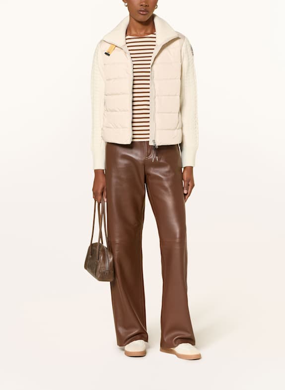 PARAJUMPERS Daunenjacke MOONIE im Materialmix ECRU