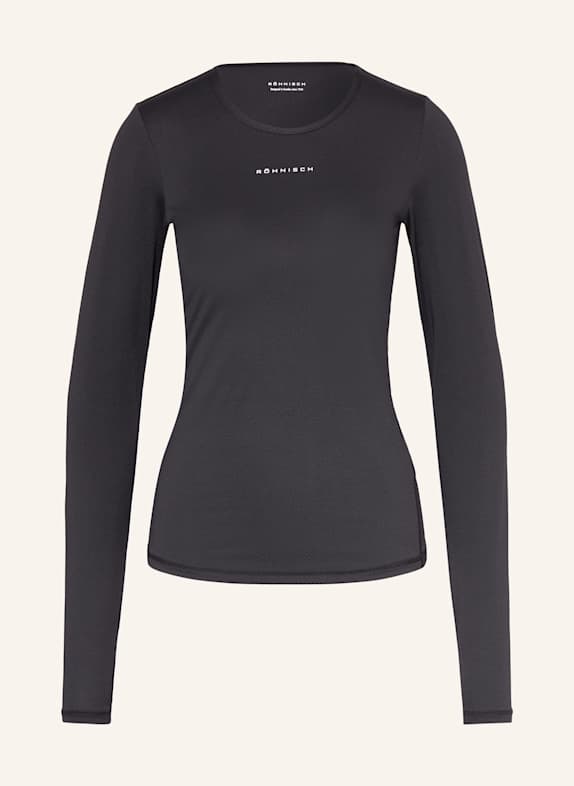 RÖHNISCH Longsleeve JACQUARD LS SCHWARZ