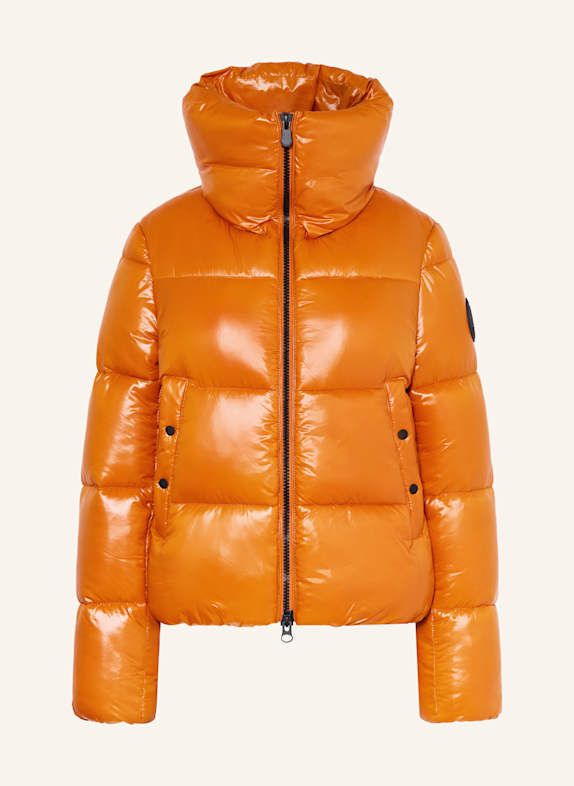SAVE THE DUCK ISLA quilted jacket ORANGE