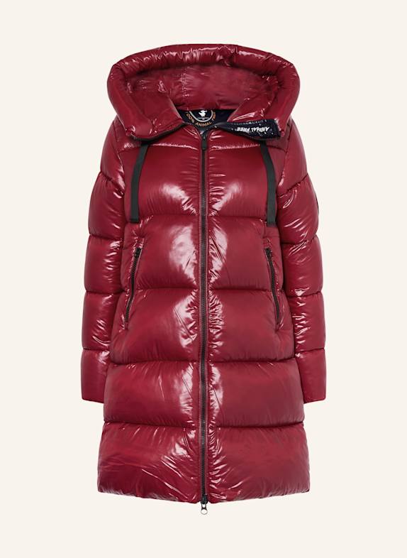 SAVE THE DUCK Steppmantel ISABEL DUNKELROT