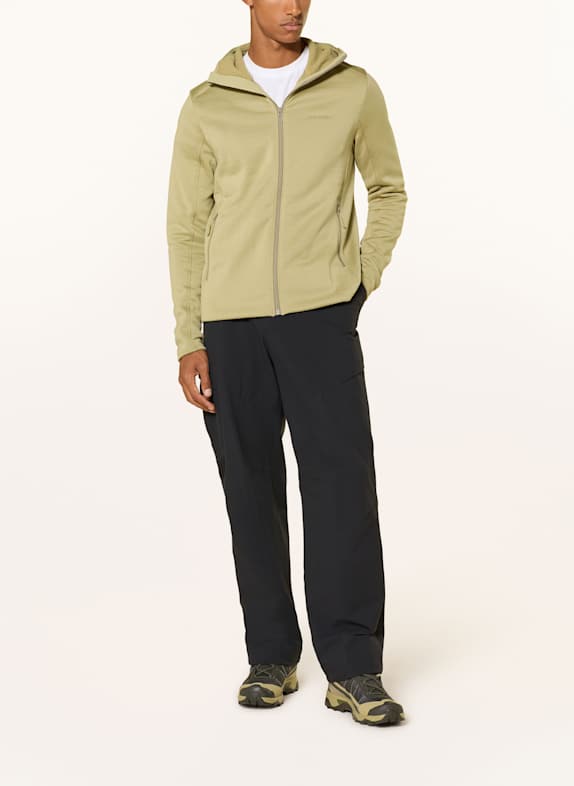 SALOMON Fleecejas OUTLINE WARM LICHTGROEN