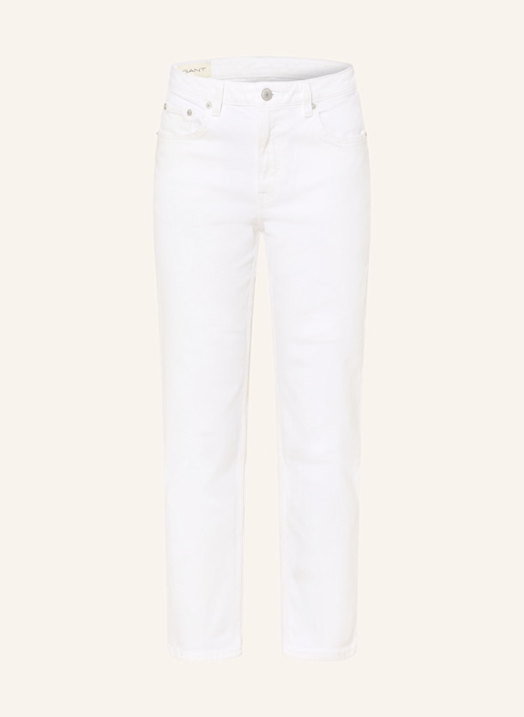 GANT Straight Jeans CROPPED STRAIGHT 113 EGGSHELL