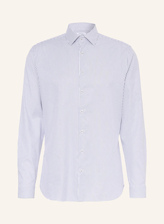 PAUL Hemd Shaped Fit DUNKELBLAU / WEISS
