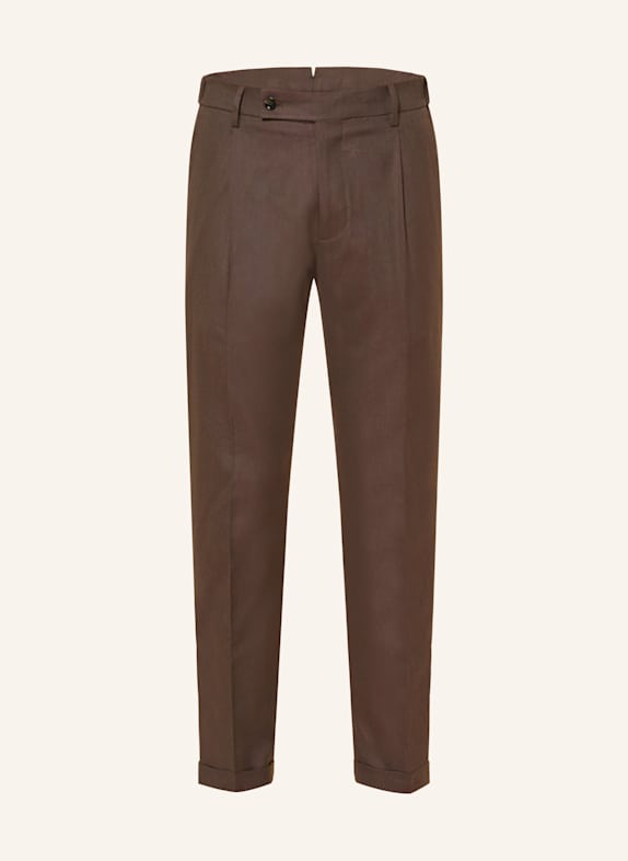 BERWICH Chino XRETRO The Travel Fit DARK BROWN