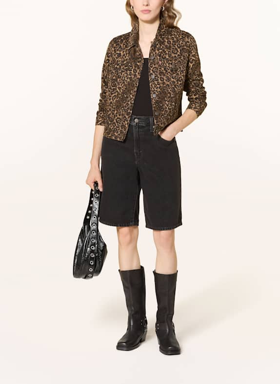 Levi's® Jeansjacke BRAUN / SCHWARZ / BEIGE