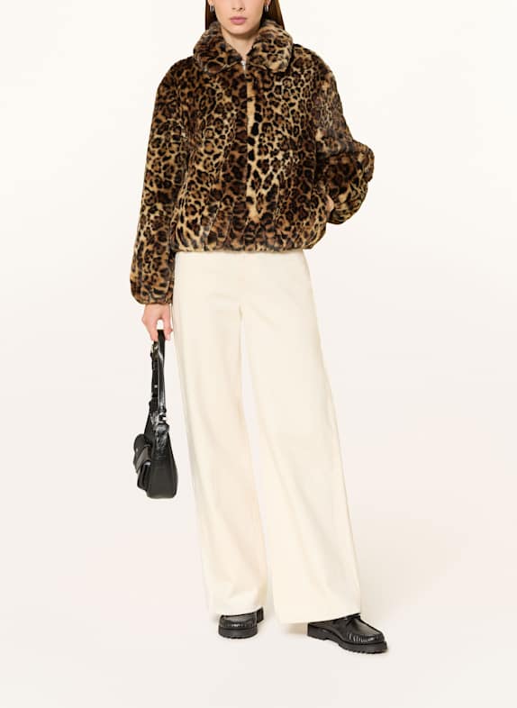 Levi's® Kunstfell-Jacke ELLE BEIGE / BRAUN / SCHWARZ