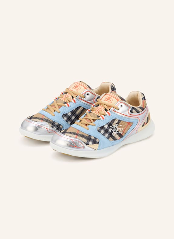 BURBERRY Sneaker MATRIX BEIGE / HELLBLAU / SILBER