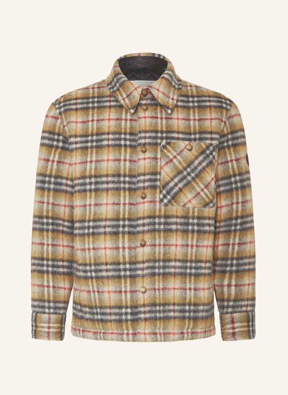 BURBERRY Overshirt BEIGE/ BLACK/ RED