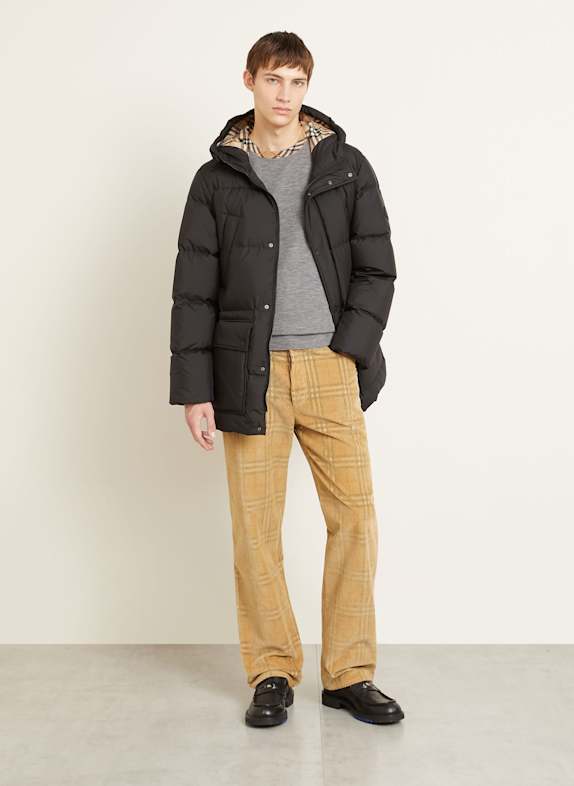 BURBERRY Daunenmantel BURFORD SCHWARZ