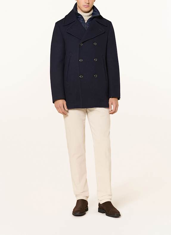 PEUTEREY Cabanmantel PITLOCH mit herausnehmbarer Blende DUNKELBLAU