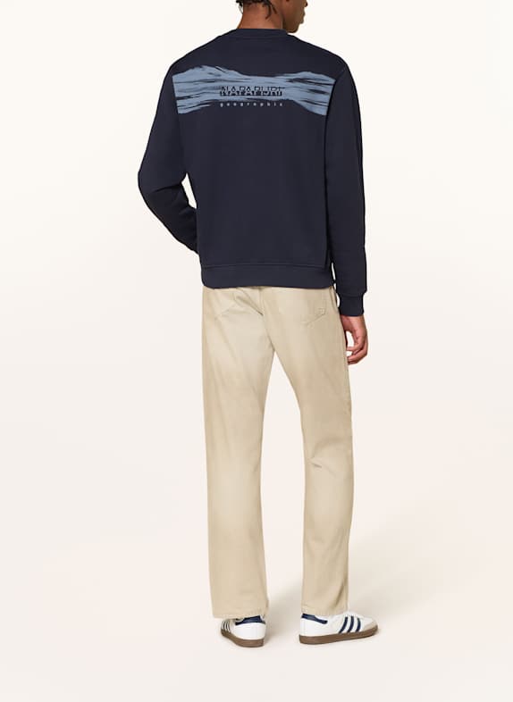 NAPAPIJRI Sweatshirt BACK DONKERBLAUW