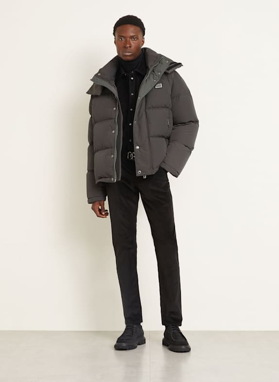 DOLCE & GABBANA doudoune GRIS FONCÉ