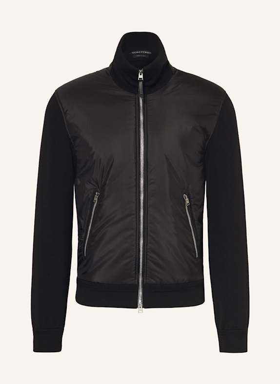 TOM FORD Blouson im Materialmix SCHWARZ