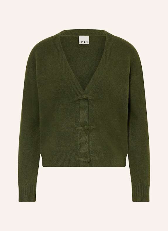 ICHI Strickjacke IHDASILA DUNKELGRÜN