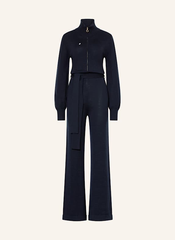 WE NORWEGIANS Jumpsuit aus Merinowolle DUNKELBLAU