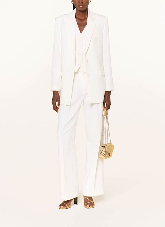 MRS & HUGS lange blazer WIT