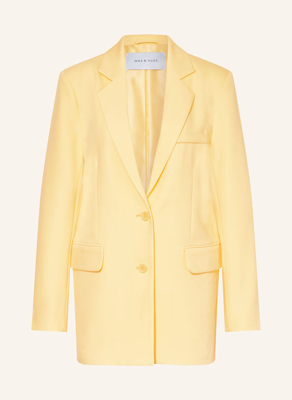 MRS & HUGS Long blazer YELLOW