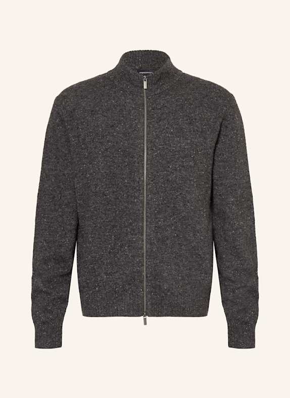STROKESMAN'S Strickjacke DUNKELGRAU