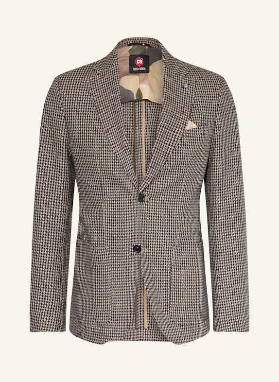 CG - CLUB of GENTS Anzugsakko CG CHRIS Extra Slim Fit BLAU / CAMEL