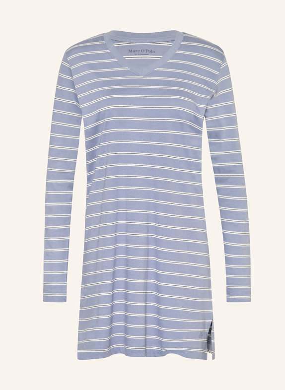 Marc O'Polo Nachthemd BLAU / WEISS / SCHWARZ