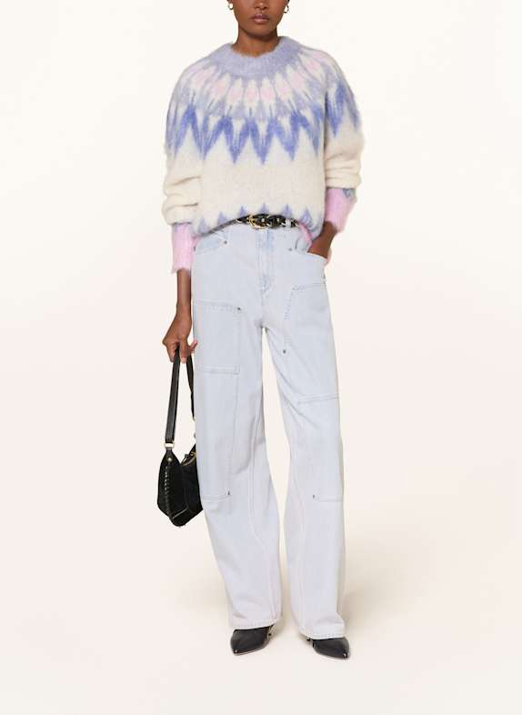 MARANT ÉTOILE Pullover NATANIA WEISS / BLAU / HELLROSA