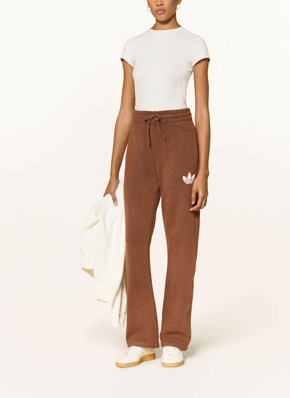 adidas Originals Strickhose im Jogging-Stil BRAUN