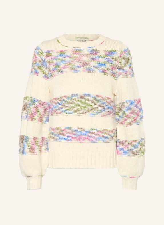 SCOTCH & SODA Pullover CREME / BLAU / ROSA