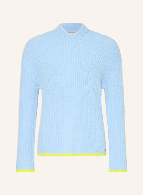 SCOTCH & SODA Strick-Hoodie HELLBLAU