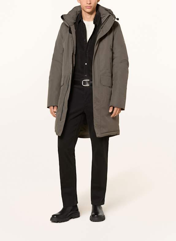 ECOALF Parka met afneembare capuchon TAUPE