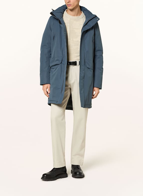 ECOALF Parka met afneembare capuchon DONKERBLAUW