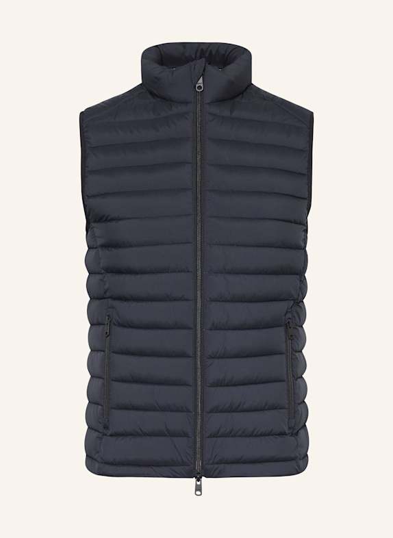 ECOALF Quilted vest DARK BLUE