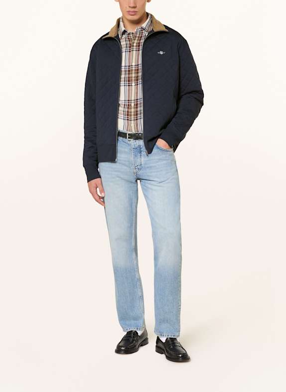 Gant gewatteerde jas DONKERBLAUW