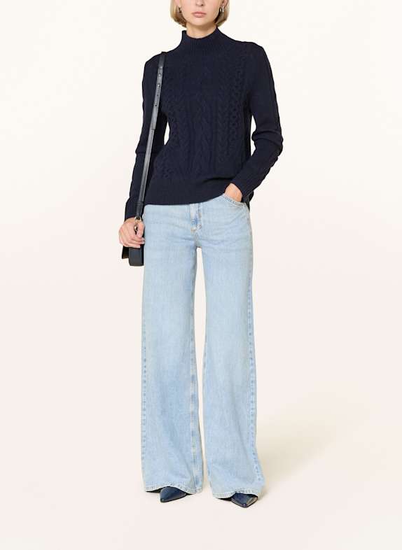 darling harbour Pullover mit Cashmere DUNKELBLAU