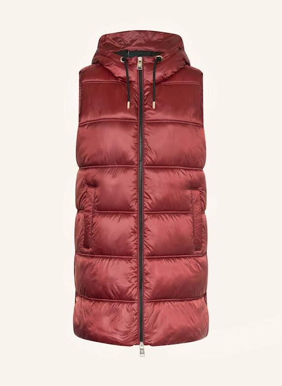 FUCHS SCHMITT Steppweste DUNKELROT