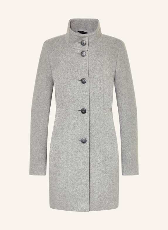FUCHS SCHMITT Vlněný kabát SVĚTLE ŠEDÁ