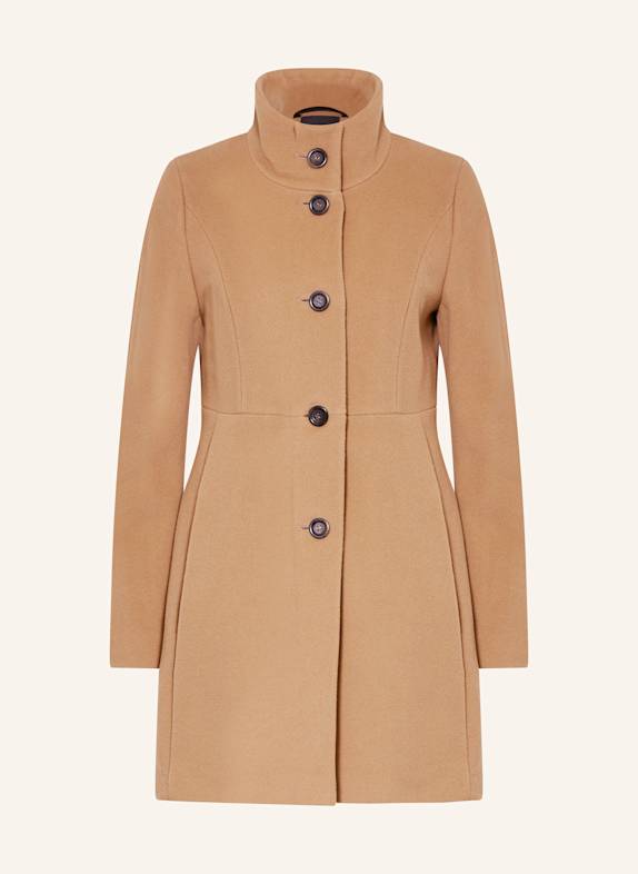 FUCHS SCHMITT Vlněný kabát VELBLOUDÍ