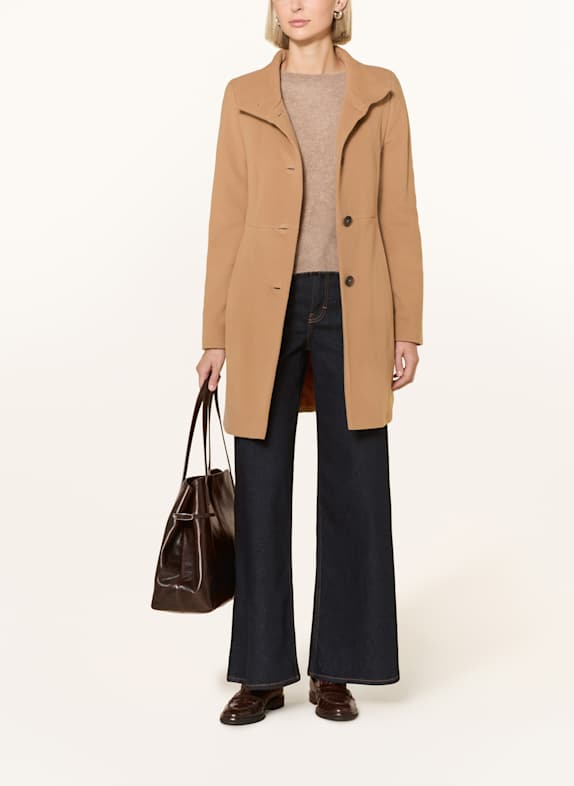 FUCHS SCHMITT Wollmantel CAMEL