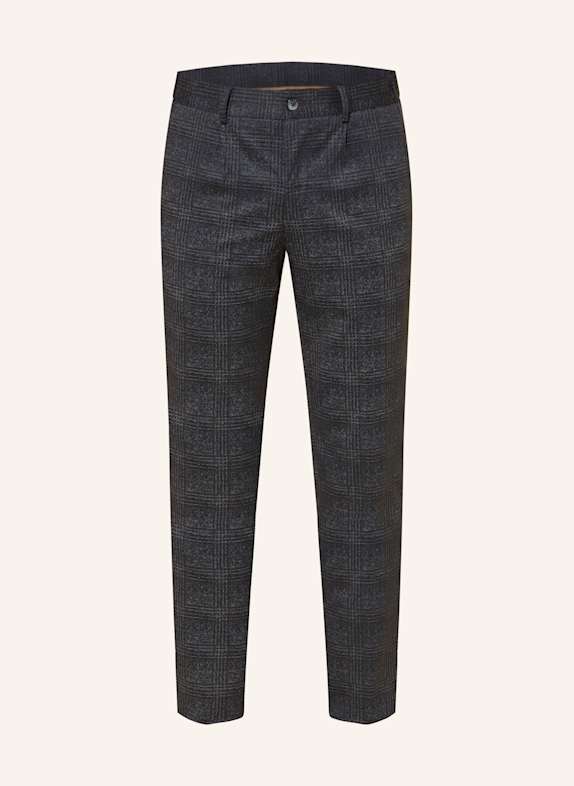 PAUL Anzughose Slim Fit aus Jersey 680 Navy/Brown