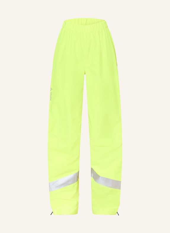 VAUDE Softshell-Radhose LUMINUM ohne gepolsterten Einsatz NEONGELB