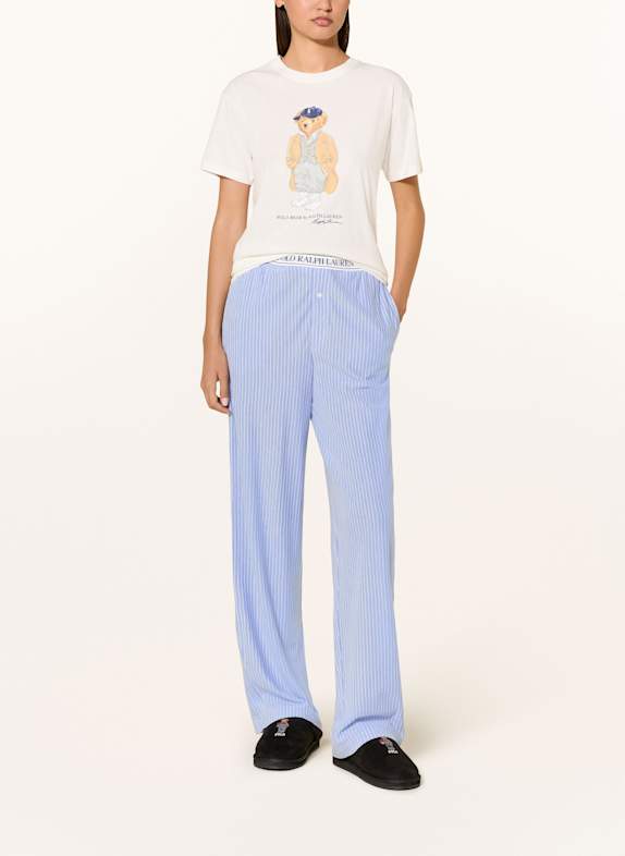 POLO RALPH LAUREN pyjama LICHTBLAUW / WIT