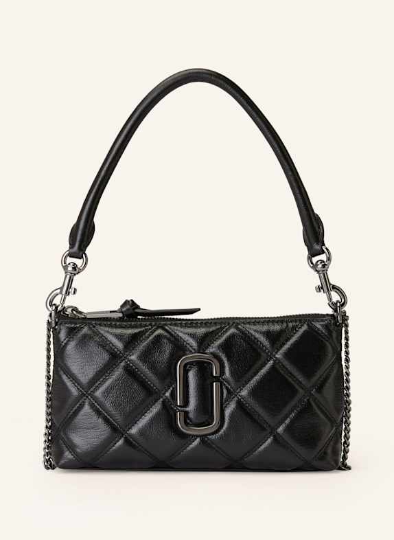 MARC JACOBS THE QUILTED SNAPSHOT handbag BLACK