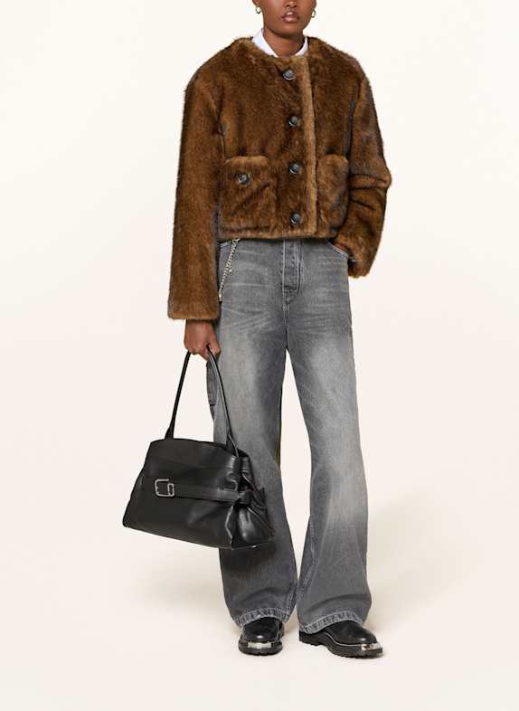 MARC JACOBS Handtasche THE DAKOTA SATCHEL SCHWARZ