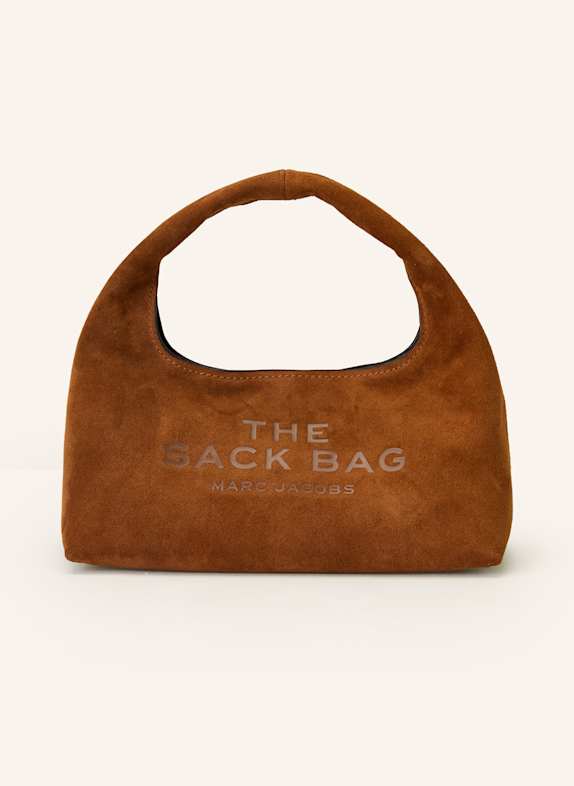 MARC JACOBS Torebka THE MINI SACK BAG z saszetką KONIAKOWY