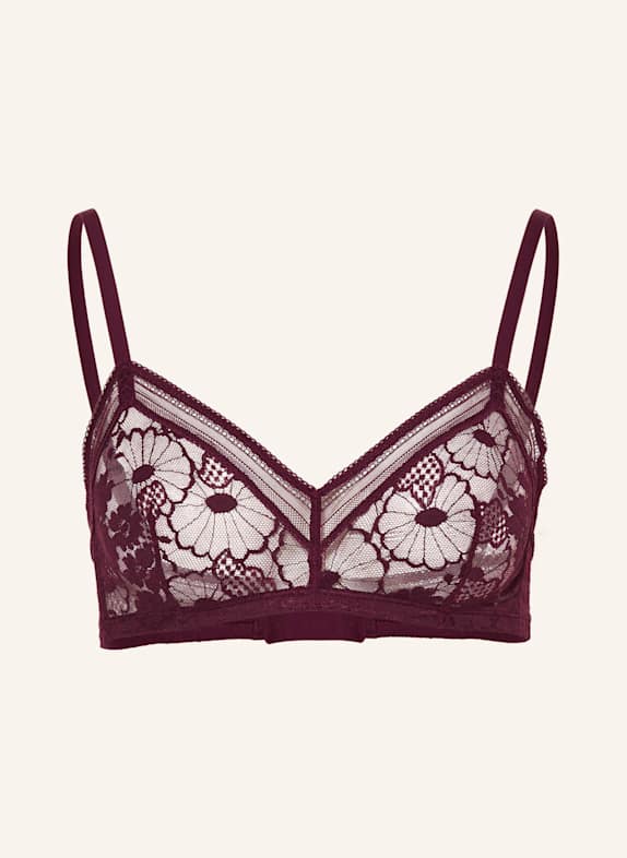 ERES ROYAL triangle bra DARK RED