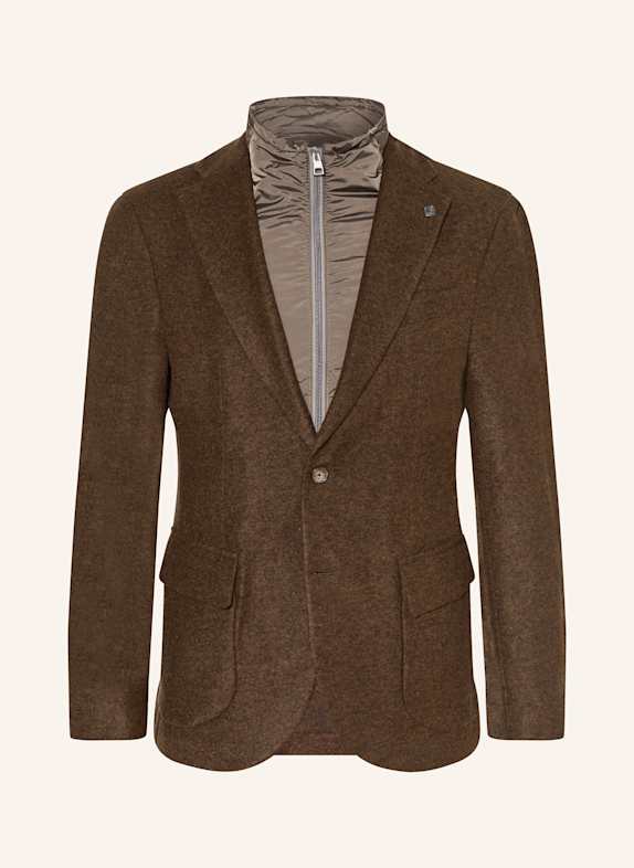 BALDESSARINI Sakko Extra Slim Fit mit herausnehmbarer Blende BRAUN