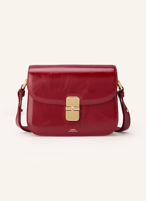 A.P.C. Torba na ramię GRACE SMALL CZERWONY