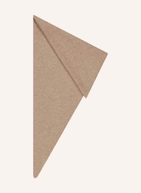 S.MARLON Dreieckstuch aus Cashmere BEIGE