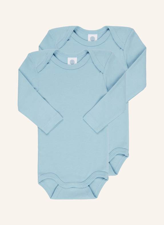 Sanetta 2er-Pack Bodies HELLBLAU