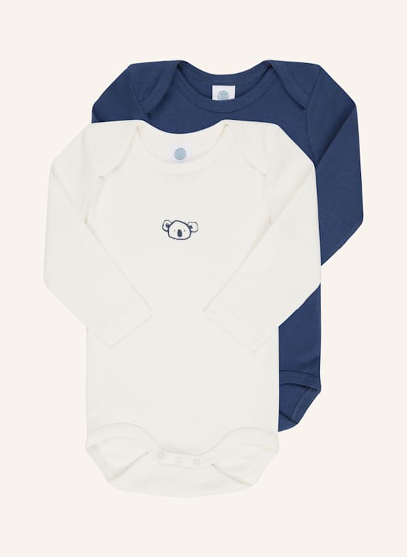 Sanetta 2er-Set Bodies WEISS / BLAU