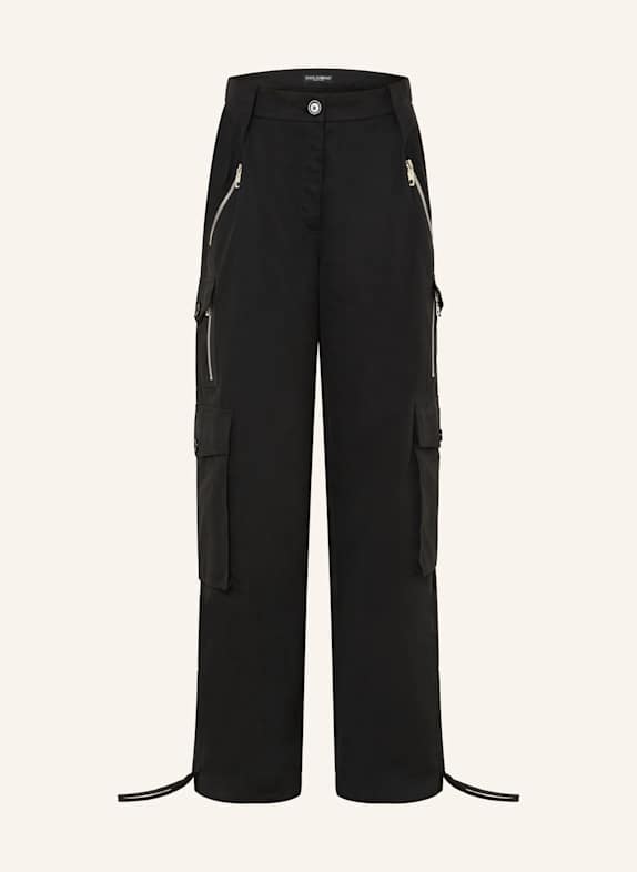 DOLCE & GABBANA Cargohose SCHWARZ